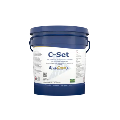 5 Gal C-Set Accelerating Admixture For Concrete Masonry & Stucco Mortars SpecChem
