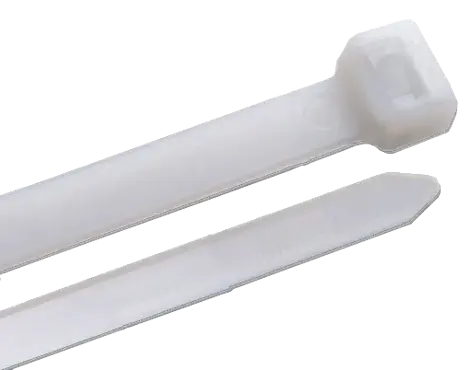 Mighty Tie 14.8 x 0.19 x 0.05" 50 lb Natural Nylon Standard Duty Tie 100/BG