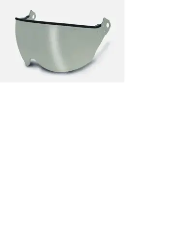 Silver Mirror Half Face V2+ Visor For Superplasma Kask