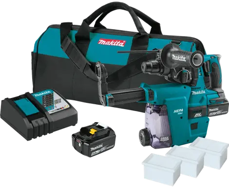 Makita 18V LXT XRH011TWX 1" Lithium‑Ion Brushless Cordless Rotary Hammer Kit