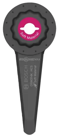 Bosch StarlockMax 4 x 3-1/4 x 1/8" High Carbon Steel Oscillating Multi-Tool Sealant Knife 1/PK