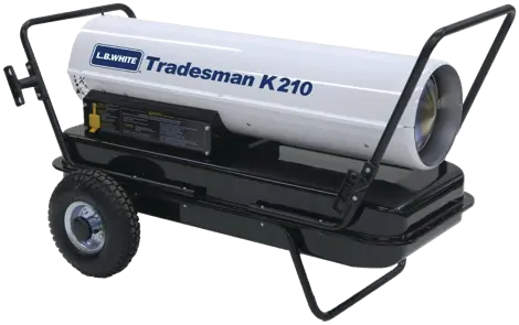 L.B. WHITE 210K BTU Kerosene / Diesel Forced Air Heater