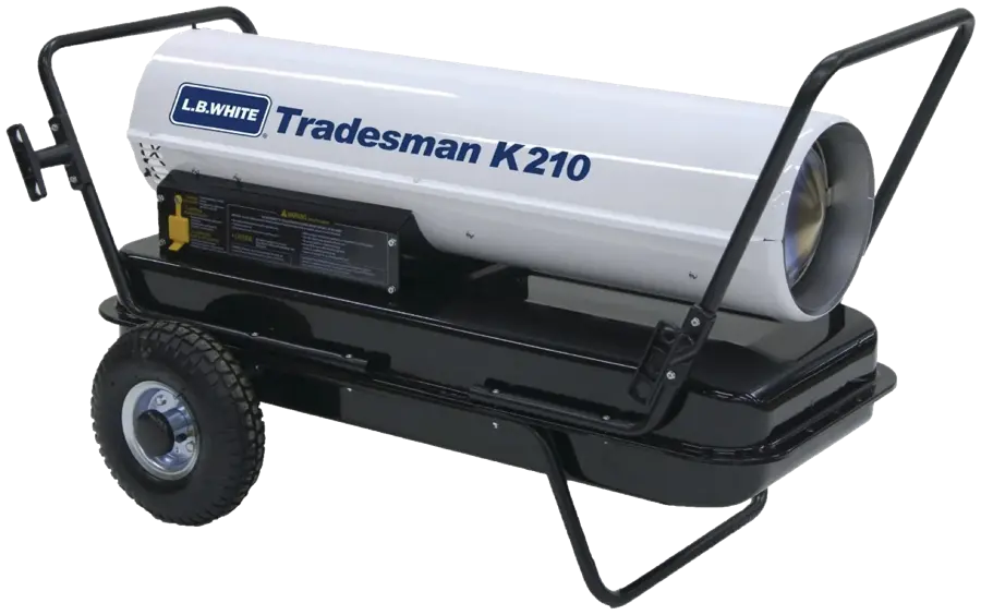 White Cap | L.B. WHITE 210K BTU Kerosene / Diesel Forced Air Heater