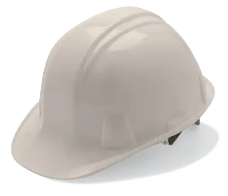 Pyramex Hard Hat With Snap Lock 6 Point Suspension