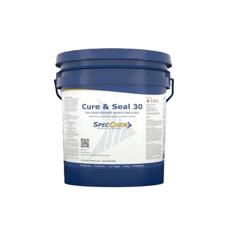 White Cap | SpecChem Cure & Seal 30 5 Gal. Pail Clear Solvent-Based ...