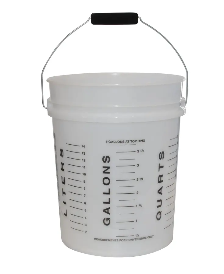 White Cap | ARGEE White Cap Clear 5 Gal. Bucket