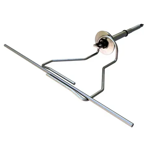 Hohmann & Barnard 2-Seal Byna-Lok 4" Hot Dipped Galvanized Carbon Steel Wire Tie
