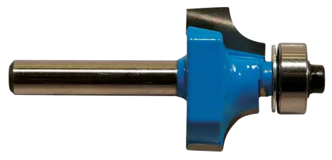 Bosch 1/4" 1/4" Shank Roundover Bit Ct