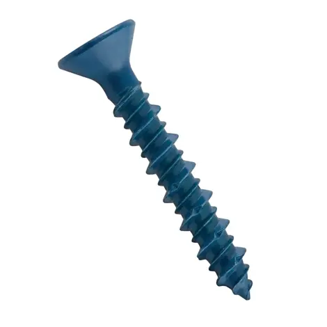 3/16X1-3/4 Blue Ultraconplus Pfh Flat Head Screw 100/Pk Powers Fasteners
