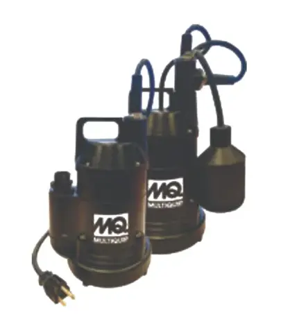 MULTIQUIP ST1 Series 10 Cord 115 V 1/4 hp 27 GPM Submersible Pump with Integrated Switch