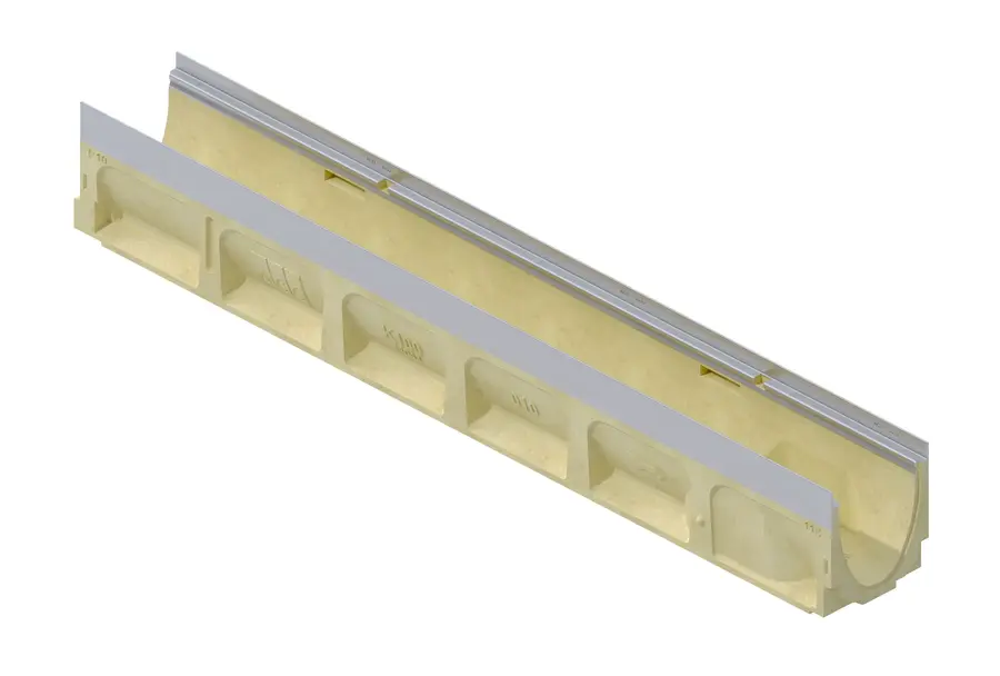 White Cap | Aco K1-12 Sloped Channel, 39.37In