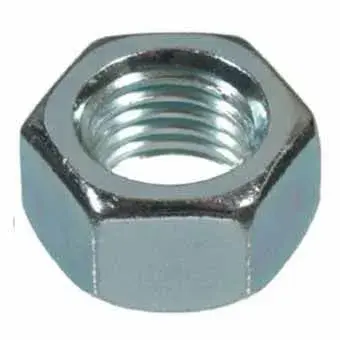 Powers 1/2-13 Grade 5 Fin Hex Nut Z/P