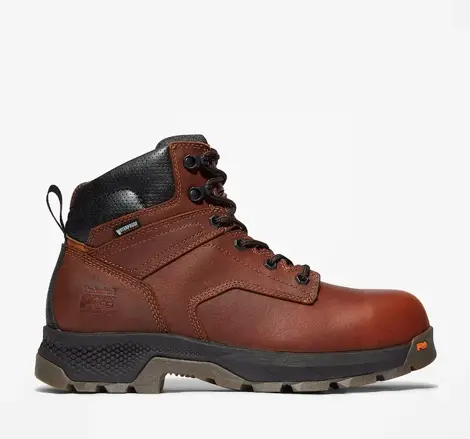 Timberland PRO Mens 10M Brown TiTAN EV 6" Waterproof Comp-Toe Work Boot