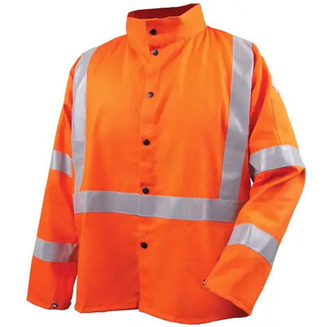 Black Stallion Revco L Cotton Welding Jacket with 2" Reflective Tape
