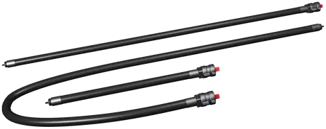 7' Mm Flexible Vibrator Shaft Oztec