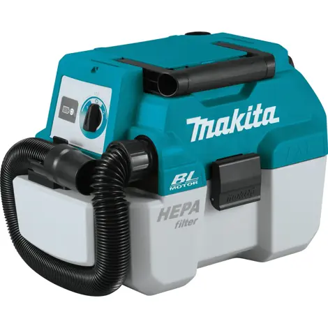 18V Lxt 2 Gallon Hepa Vac Brushless Wet/Dry Tool Only Makita
