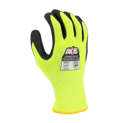 Xl Axis Cut Protection Level A4 Work Glove Radians