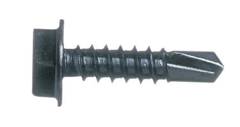 Grip-Rite Pro-Twist #10 x 1" Zinc Plated #3 Hex Washer Head Self Drilling Screw 1LB/Box