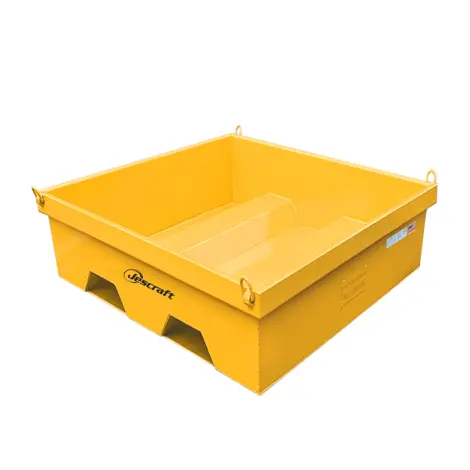 Jescraft 72" x 72" x 24" Concrete Washout Pan 440 gal.