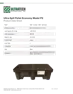 Spec sheet