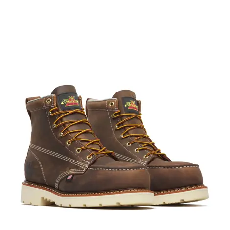 Thorogood American Heritage Mens Size 12D Crazy Horse 6" Moc Toe Boot with MAXWear 90