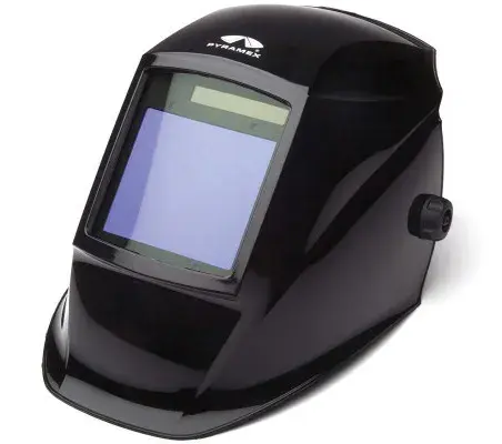 Pyramex Autodarkening Welding Helmet-Manual-98X87Mm-Glossy Black