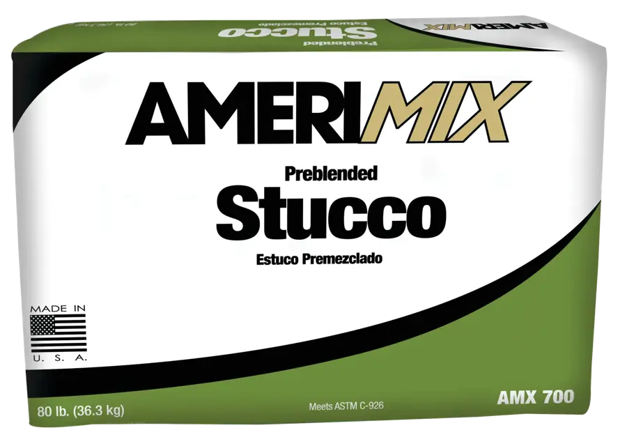 White Cap | Amerimix Amx 700 Scratch&Brown/Finish Preblended Stucco