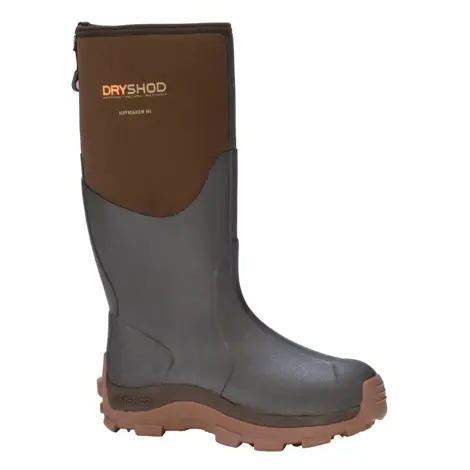 Dryshod Haymaker Mens Size M14 Brown Hi Farm Boots