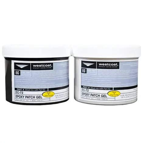 Westcoat EC-72 Concrete Gray 0.5 gal. Epoxy Patch Gel
