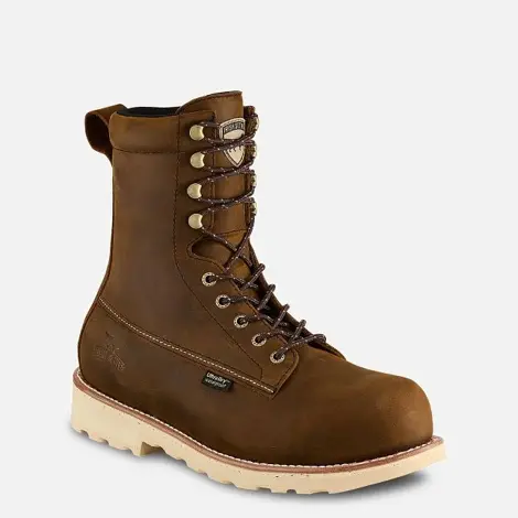 Irish Setter Wingshooter ST Mens Size 11.5D Brown 8" Leather Non-Metallic Toe Work Boot