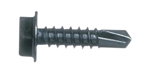 Grip-Rite Pro-Twist #12 x 1" #3 Zinc Plated Hex Washer Head Self Drilling Screw 1LB/Box