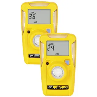 BW Technologies BW Clip 2 Year Single Gas Detector (Oxygen 19.5% Vol./23.5 Vol.)