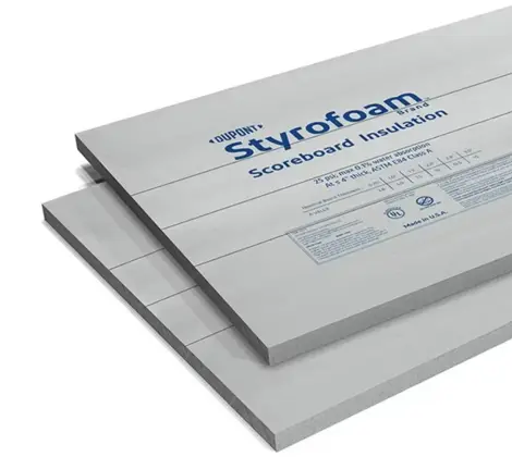 DuPont ST100 2" x 4' x 8' 40 psi Scoreboard Styrofoam Insulation