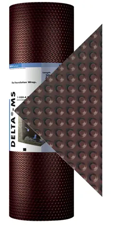 Delta 6'6"X65'7" MS Dimpled Membrane Waterproofing