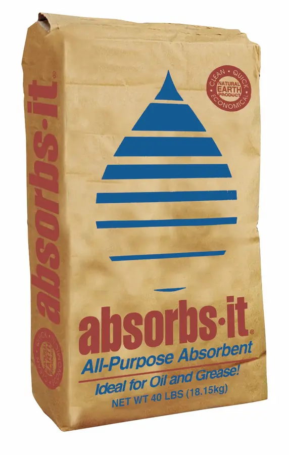 White Cap | Kleensweep Sorb-All 50 lb Sack Oil and Grease Absorbent