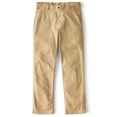 Carhartt Mens Size 32 x 30 Dark Khaki Relaxed Straight Rigby Dungaree