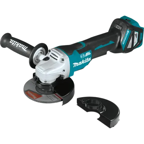 18V Lxt 4-1/2" / 5" Lithium Brushless Cordless Paddle Switch Angle Grinder With Electric Brake Tool Only Makita