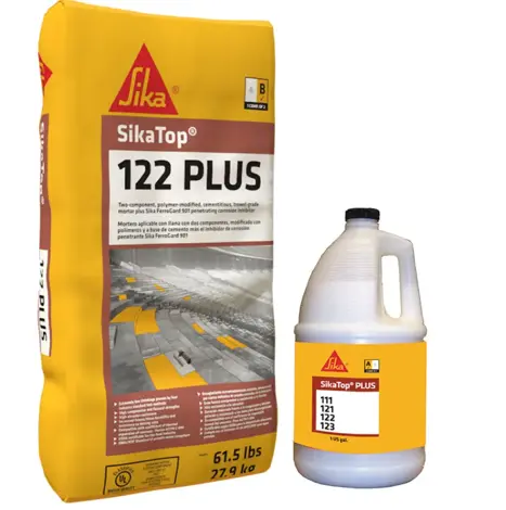 Sika Sikatop 122 Plus 0.51 Cu Ft Repair Mortar Kit
