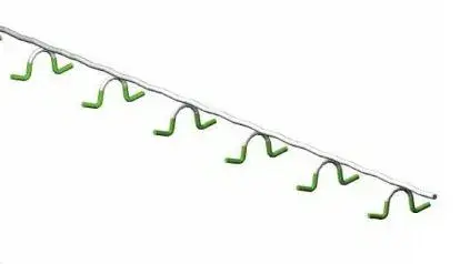 Meadow Burke SB 5 ft. x 3 in. Plastic Dipped Metal Slab Bolster