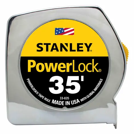 STANLEY PowerLock 1" x 35' Tape Measure