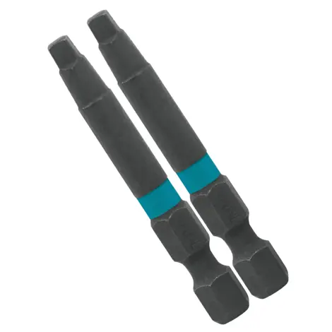 2" Impactx 3 Square Recess Power Bit, 2/Pk Makita
