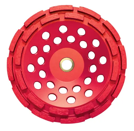7"X5/8-11" Two Row Cup Wheel Pearl