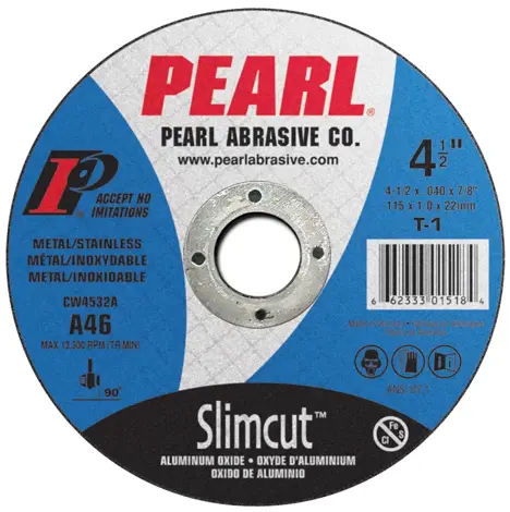 4-1/2"X.040"X 7/8" Razor Cut Disk Pearl