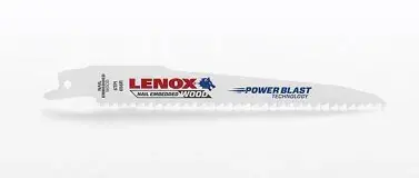 Lenox 25Pk 6" 6Tpi Reciprocating Blade