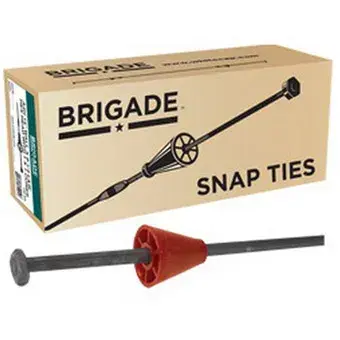 10" Long End Hex Head Snap Tie with 1" Cone