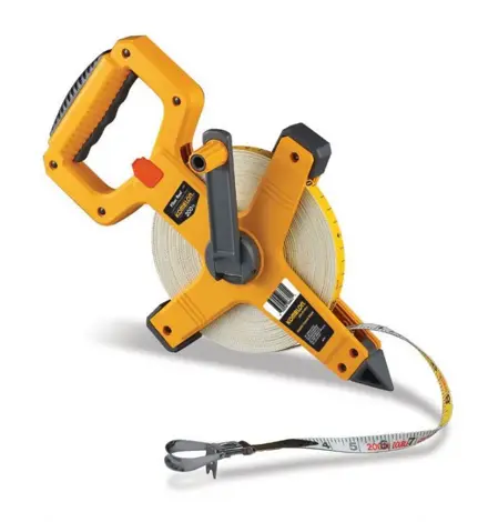 200' Fiberglass Open Reel Tape Measure Komelon