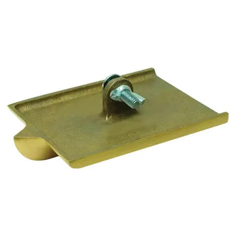 Marshalltown Marshalltown 6" x 4-1/2" 3/8" Radius 7/8" Wide 3/4" Deep Bronze Walking Groover
