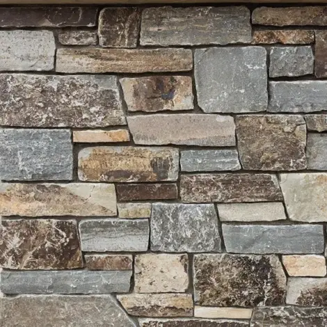 Glacier Stone Canyon Creek Random Veneer with 3 in. to 6 in. Bed, 40SF/Ton