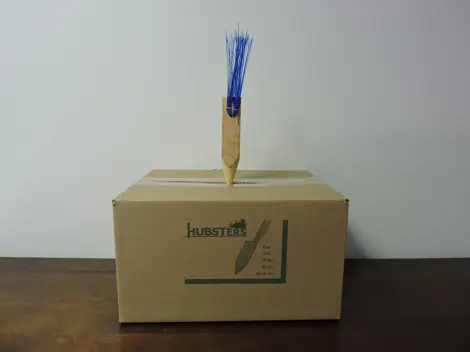 2"X2"X8" Blue Hubster Stake 100/Box
