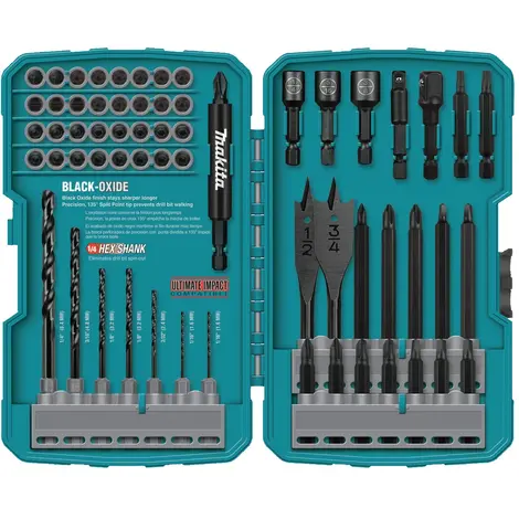 Makita 70 Piece Impact Driver Drill Bit Set